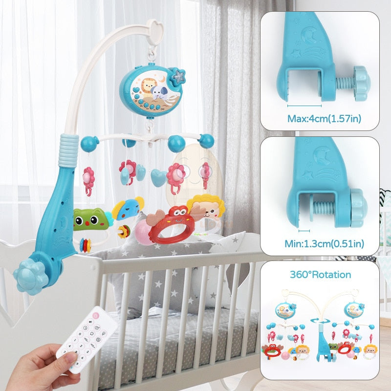 Baby Star Crib Mobile with Remote