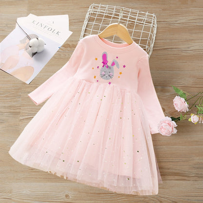 Toddler Girls Unicorn Princess Dress