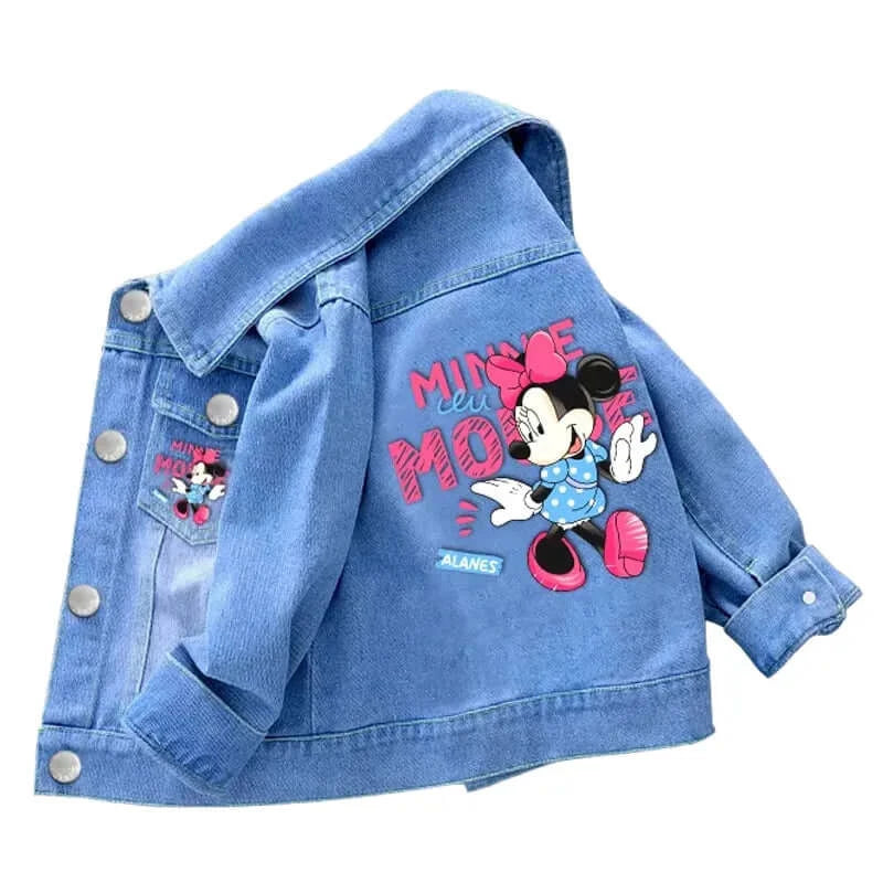 Autumn Girls Denim Minnie Mouse Jacket