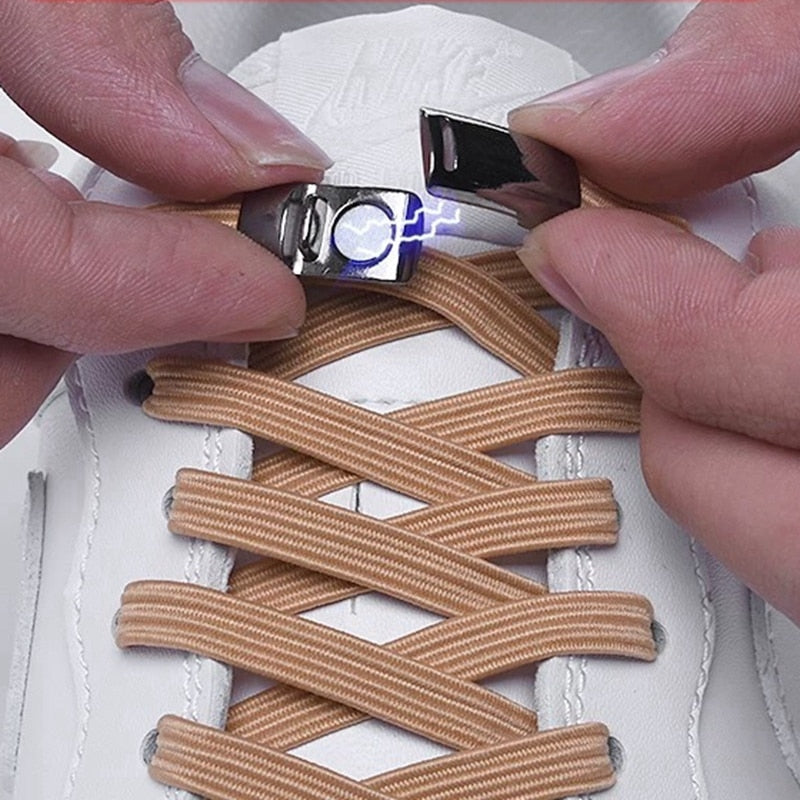 No Tie Quick Magnetic Lock Shoelace