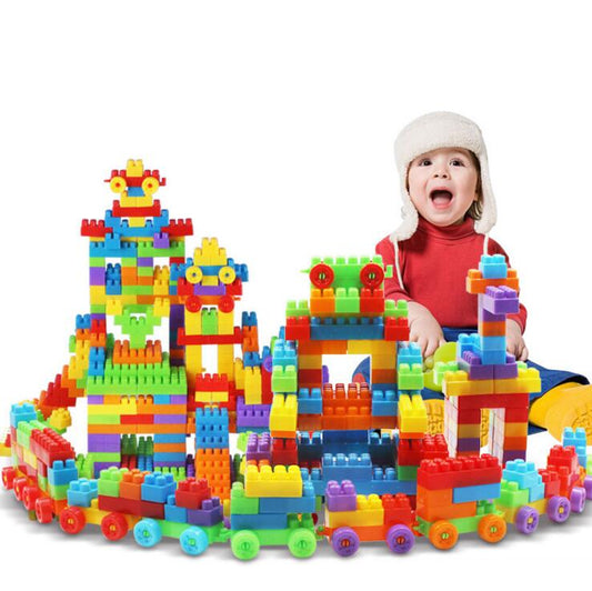 Kids Large Plastic Building Blocks 100PC/Bag