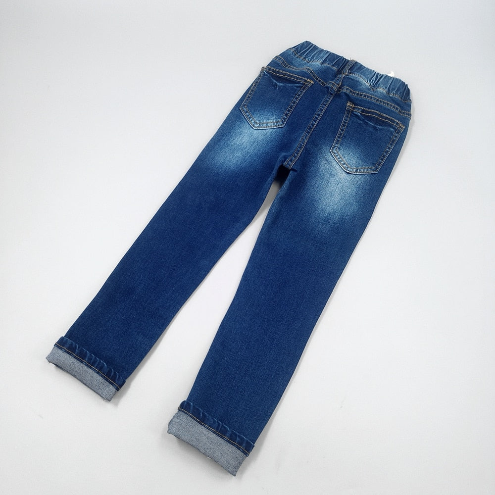 Girls Stretchy Soft Denim Jeans