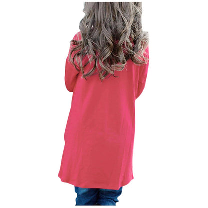 Girls long Sleeve Front Knot Tunic