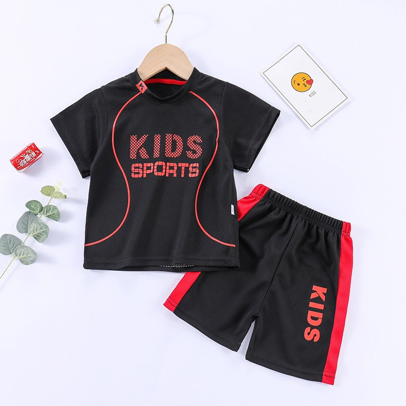 Toddler Boys Sports T-Shirt -Shorts 2PC Sets