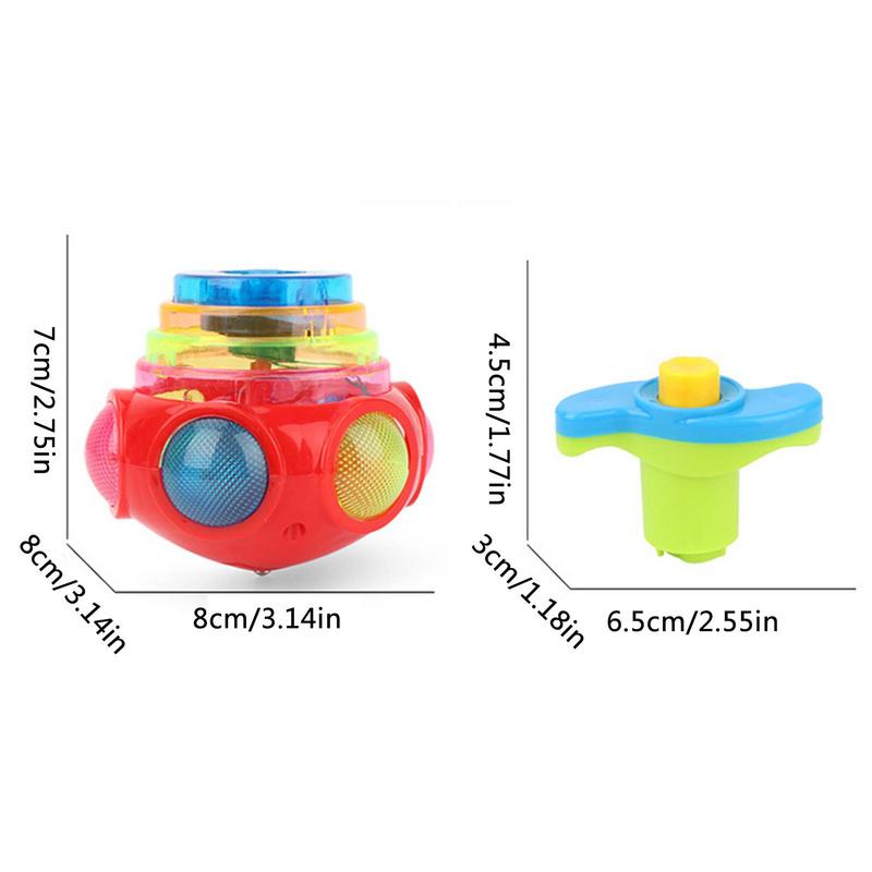 Flashing Led Spinning Top Classic Kids Toy