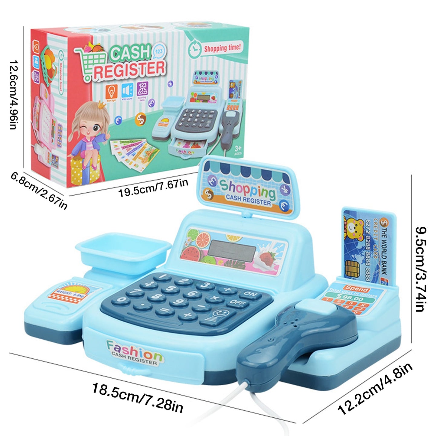 Play Mini Supermarket Cash Register Toy